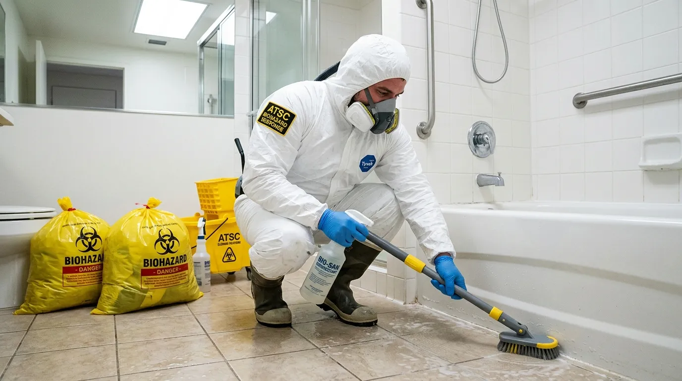 Decontamination equipment deployed for Blood Cleanup in Palmview